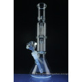 Double Tree Perc Beaker Hookah Glass Pipe for Smoking (ES-GB-393)